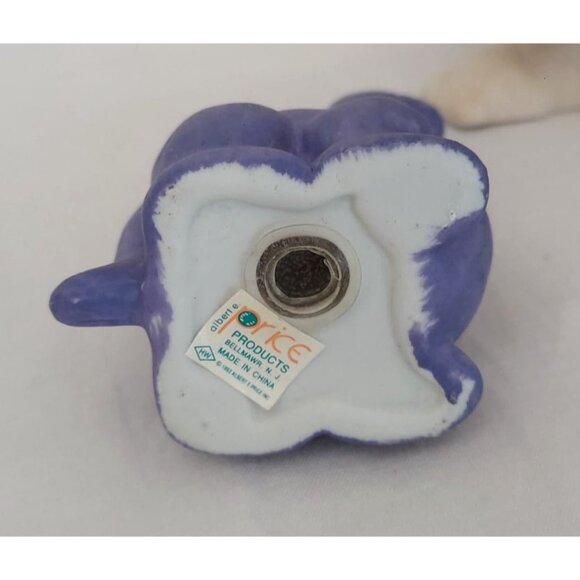 Albert Price Porcelain Caveman and Dinosaur Salt And Pepper Shakers 3.5" Vintage - Picture 5 of 5